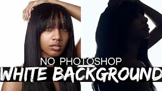 How To Get A Pure White Background In Camera | Studio Lighting Tutorial
