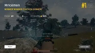 Winner Winner Chicken Dinner Solo TPP Season #6