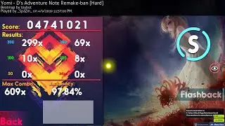Osu! Yomi-D's Adventure Note Remake-ban [Hard] HD
