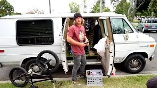 MEET YOUNG BMX RIDER LIVING IN HIS 93 VANDURA IN LOS ANGELES