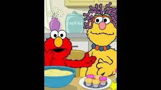 Elmo's Special Cupcake with Mummy