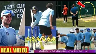 Good News Shubhman Gill Started Net Practice After Recovered To Dengue & For IND vs PAK Worldcup ||