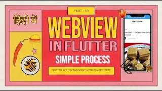 [HINDI] #10 WebView In Flutter App || Website View In Flutter App || WebView Flutter Tutorial