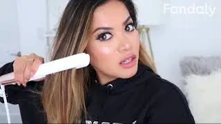Ceramic Vapor Steam Hair Straightener
