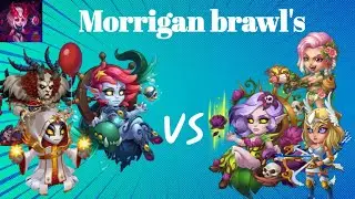 Morrigan brawl's Defensive &Offensive fights |hero wars mobile 2022