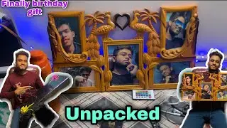Finally crazy ka birthday gift unpacked Kiya ✨।। crazy ka ghar bohot maza Kiya 🎉