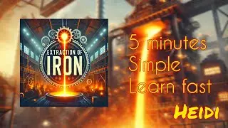 Extraction of iron | process| learn with animations | industrail 3d animated video