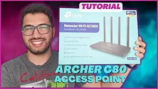 Como configurar Archer C80 como Access Point!! Faça isso e tenha um ÓTIMO WIFI!
