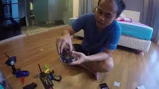 Unboxing RC Drift Murah Meriah WLToys K989 1/28 4wd Car [GoPro]