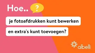 Hoe je fotoafdrukken bewerkt en extra's toevoegt (kleuren, mat of glans, etc.)