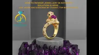 how to render jewellery in keyshot?/jewellery animartion/keyshot