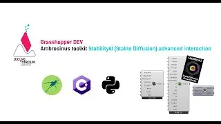 Stable Diffusion inside Grasshopper - TXTtoIMG IMGtoIMG and IMGtoIMG Masking - CLIPguidance