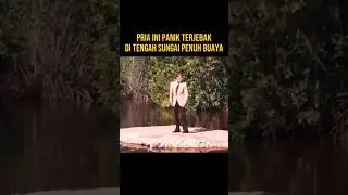 THIS MAN WAS TRAPPED IN THE MIDDLE OF A LAKE FULL OF CROCODILES 