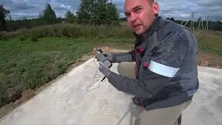The foundation slab has the strength of a foam block - concrete expertise in the Sergiev Posad di...