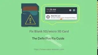 3 Free Ways to fix SD Card is blank or has unsupported file system