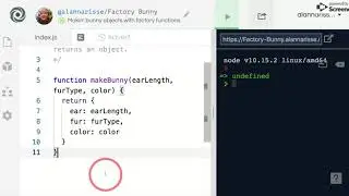 Javascript Factory Function