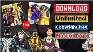 How to  download Unlimited Copyright free Mascot logo || Download copyright free Logos