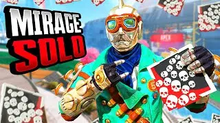 SOLO MIRAGE 24 KILLS & 4600 DAMAGE WAS AMAZING (Apex Legends Gameplay)