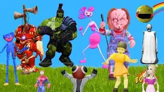 MONSTERS IN THE CITY DOLL CHUCKY LONG LEGS HULK KISSY MISSY
