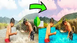 Snapseed Water Colour Change Photo Editing Tutorial | MX Munna Pro |