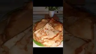 Сладкие блинчики на картофельном отваре  без яиц и молока 