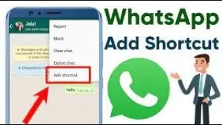 Addshort cut option in whatsapp