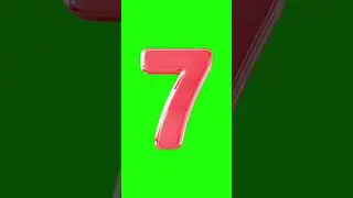 10s Countdown timers green screen 