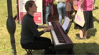 Anja - On the border / Al Stewart COVER /am Piano / Magdalenengarten - Fest 2023 Hildesheim 6.6.2023
