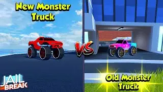 New MONSTER TRUCK VS Old MONSTER TRUCK (Which Is The Fastest???) | Roblox Jailbreak