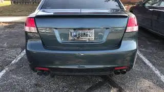 Pontiac G8 GT Cold Start on E85