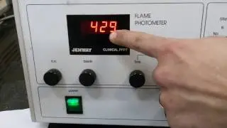 Determination of Na ion using flame photometry