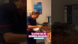 İngiltere ‘de lunch break ‘de acı severmisin demişlerdi 😂#nurselife #teamwork