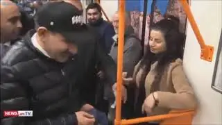 Разочарованная девушка швырнула в Пашиняна его же буклетом