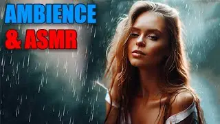 [ASMR] 1 Hour of Rain & Thunder ☔⚡