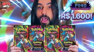 I OPENED R$1,600 WORTH OF GHOSTLY FIRE CARDS! | VINTCG POKÉMON CARDS