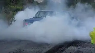 Volvo 240 burnout