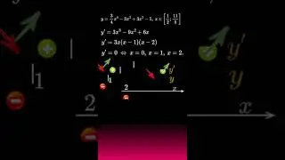 нахождение наибольшего и наименьшего значения функции #calculus #maths #математика #егэ