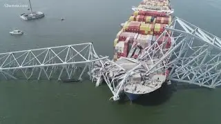 Barge destroys Baltimore's Francis Scott Key Bridge |Francis Scott Key Bridge collapses in Baltimore