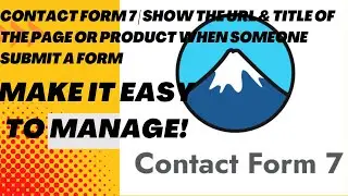 contact form 7 | show the URL & TITLE of the page or product when someone submit a form