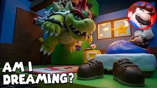 The Super Mario Bros Movie Room out of clay + Sonic.exe