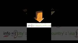 Crucial data type in Python: Dictionaries #youtubeshorts #python #pythonprogramming  #pythontutorial