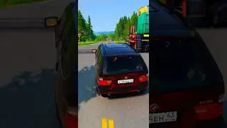 ЧТО БУДЕТ, ЕСЛИ ПОЕЗД ПРОТАРАНИТ БМВ Х5 в BeamNG Drive