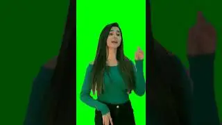 beautiful girl reels green screen video 