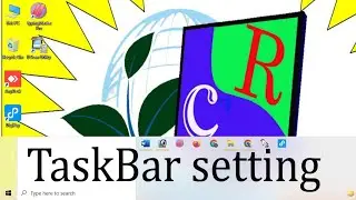 Taskbar Setting in Windows 10 | Computer Taskbar Settings | Windows 10 Taskbar Settings | Taskbar