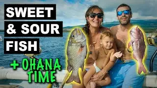 Sweet and Sour Fish with Ohana! Spearfishing Hawai’i with Kimi Werner - Catch and Cook