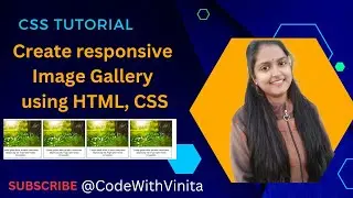 How to make Image Gallery using HTML,CSS|Responsive Image-Gallery using CSS|