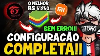 BLUESTACKS 4.240 CONFIGURAÇÃO COMPLETA ✅ SEM ERRO! 🔴 O MELHOR EMULADOR