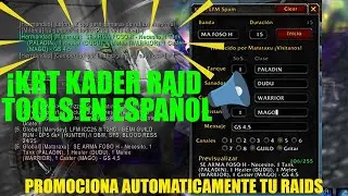 WOW WARMANE ¡KRT Kader Raid Tools en Español! ¡Tu Guía para Raid Más Fácil y Exitosa!”