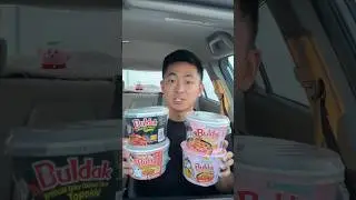 Trying EVERY Buldak Ramen Flavor 🔥 #shorts