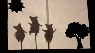 Los tres cerditos - Títeres de sombra